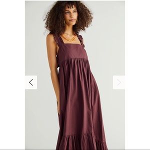 FREE PEOPLE Isabella Maxi Plum Dress Size Small